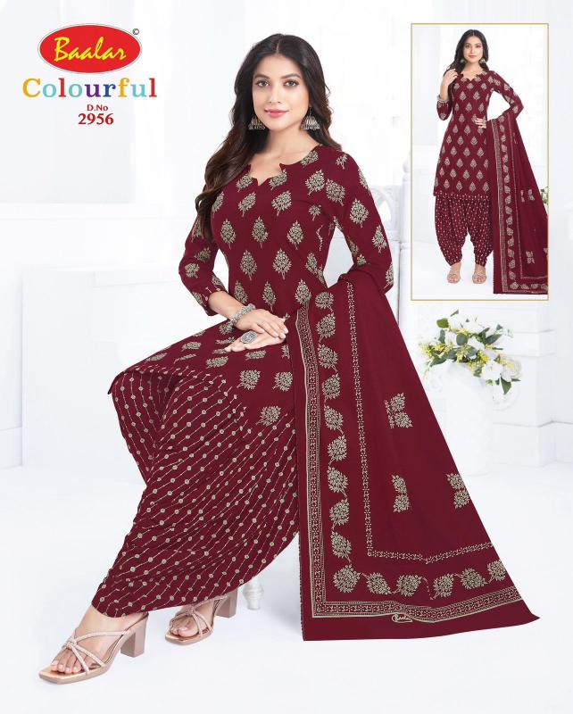 Baalar colourful vol-29 kalamkari dress material wholesale bangalore
